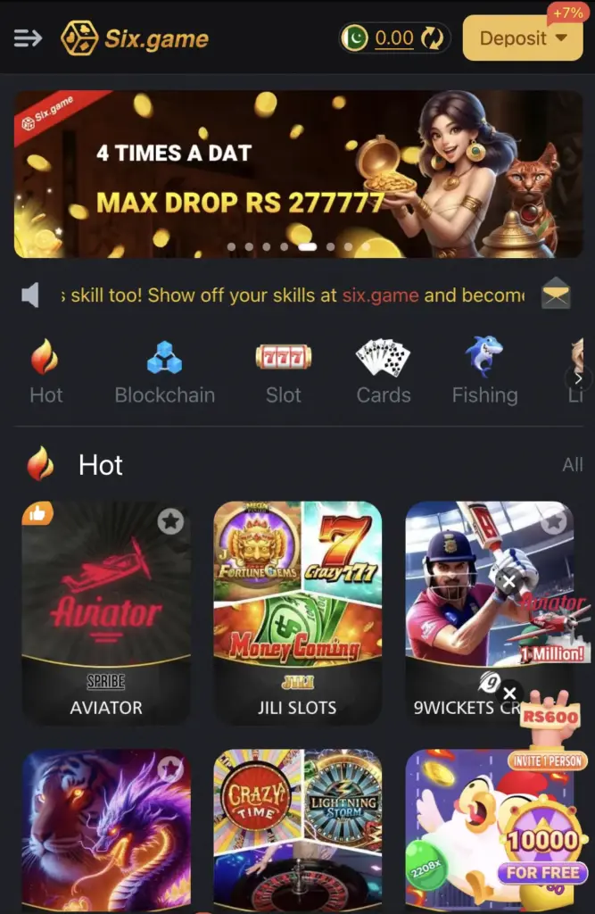 six game app